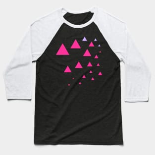 Triangle Minimal Graphic Baseball T-Shirt